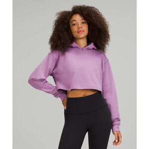 Lululemon All Yours Cropped Hoodie Wisteria Purple Size 8
